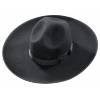 Chapeau de charpentier "LUDWIG" Noir bord 12 cm